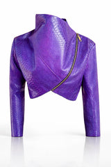 Purple Python Bolero Jacket