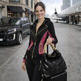 "Comfortable Chic" A Black Opulent Python Shoulder Bag