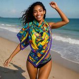 Mermaid’s Luxury Italian Silk Scarf