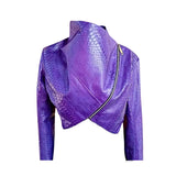 Purple Python Bolero Jacket