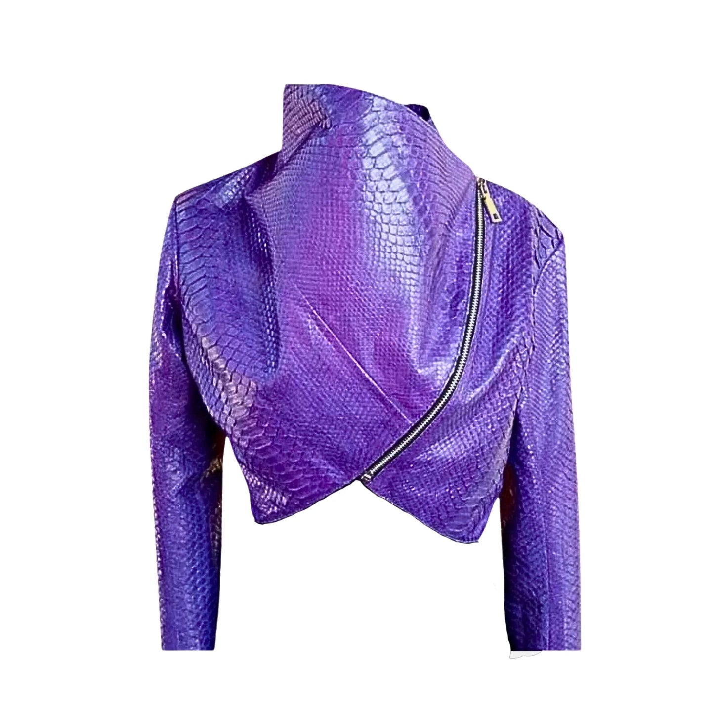 Purple Python Bolero Jacket