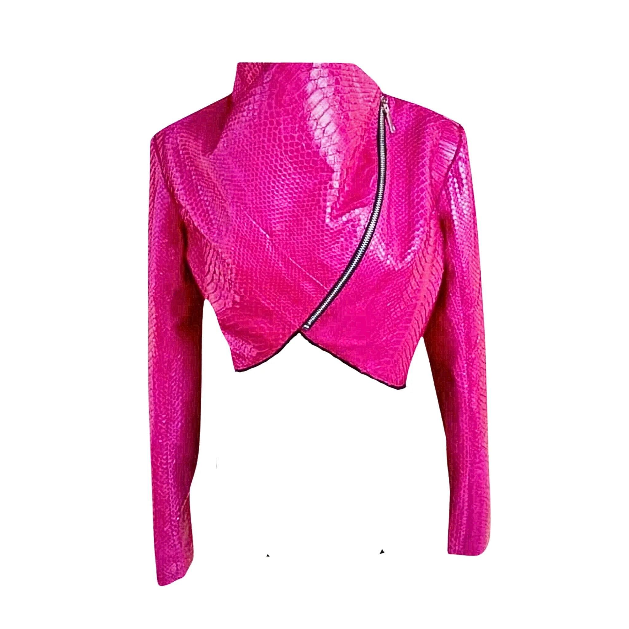 Pink Python Bolero Jacket