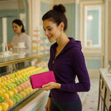 “The Radiant Grace” Pink Croco Wallet - Some Offered The Future, A Wallet Full Of Love