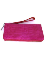 “The Radiant Grace” Pink Croco Wallet - Some Offered The Future, A Wallet Full Of Love