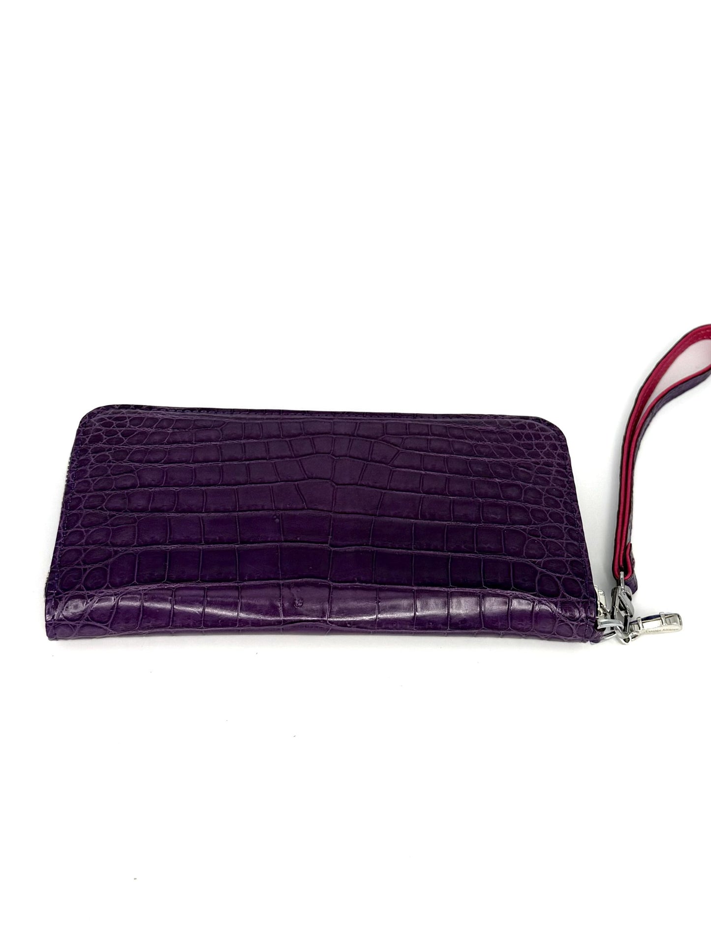 “The Radiant Grace” Purple Croco Wallet - Some Offered The Future, A Wallet Full Of Love