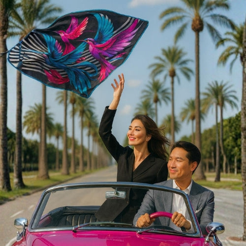 Classic Elegance Italian Silk Scarf